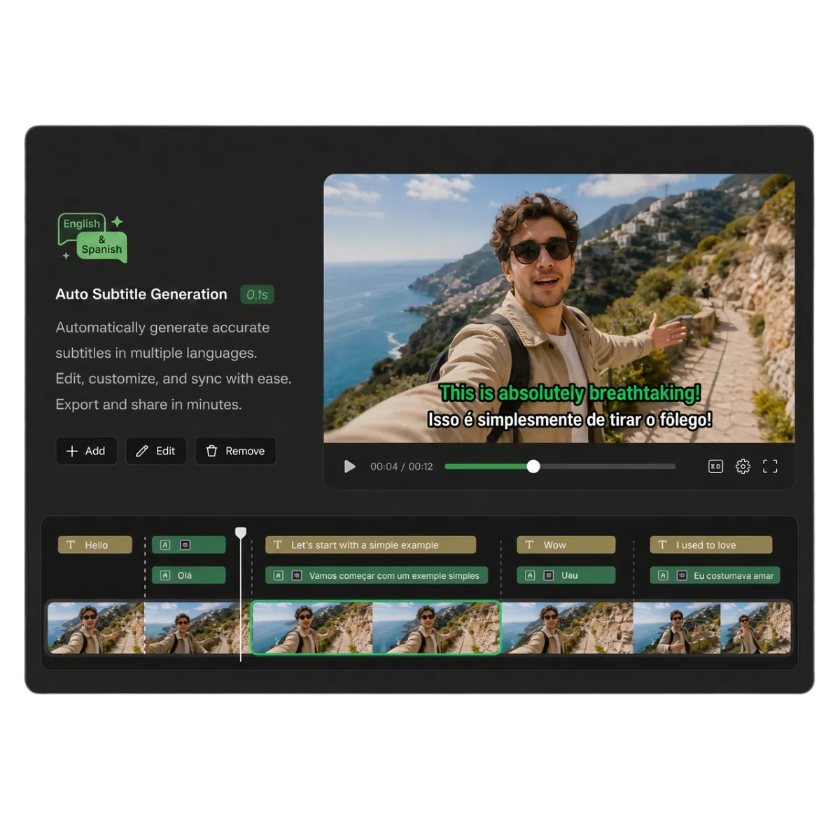 Generate free and accurate YouTube subtitles in seconds with AI