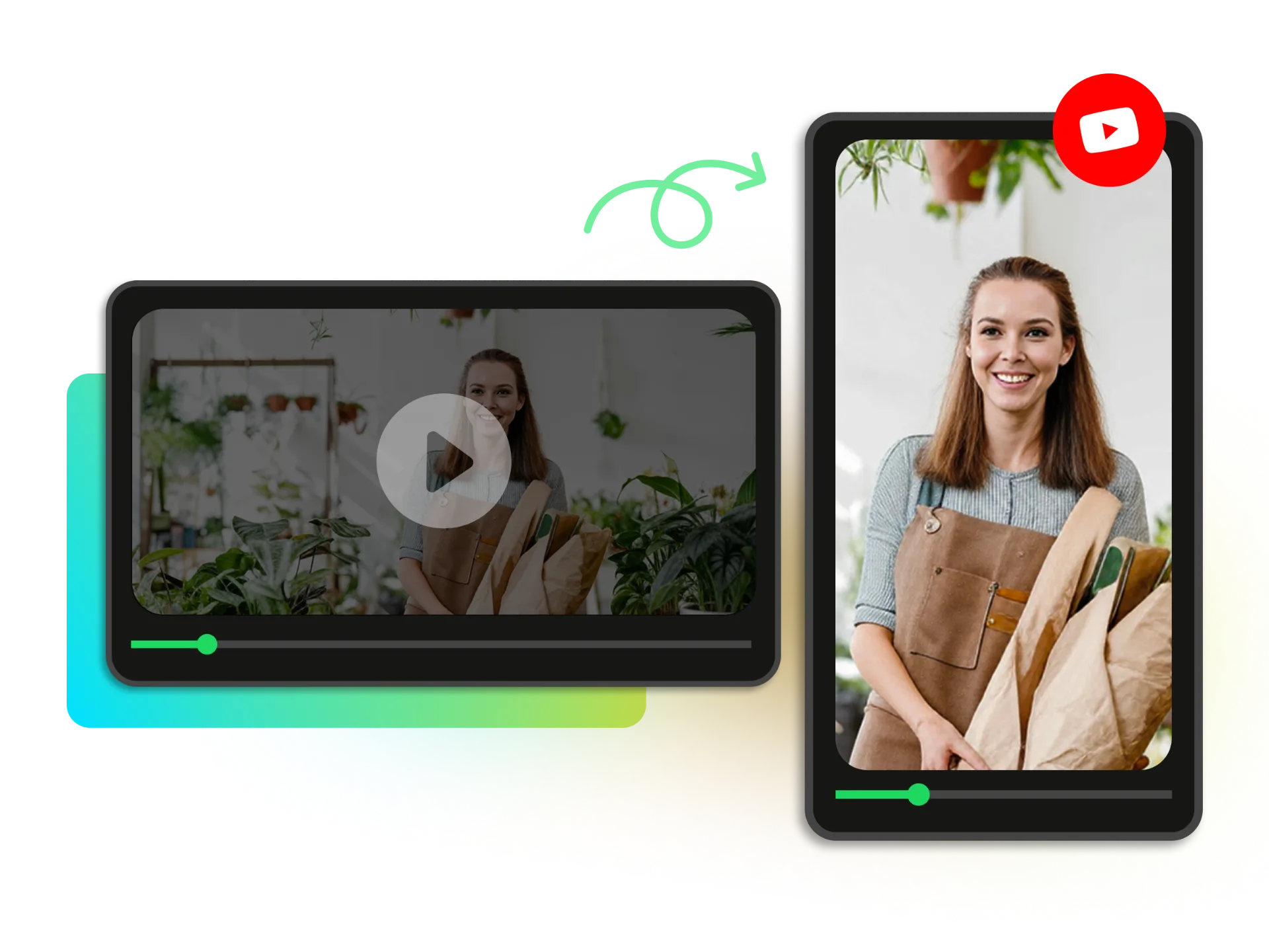 Product demo being segmented into feature-specific clips with AI prompt-based extraction